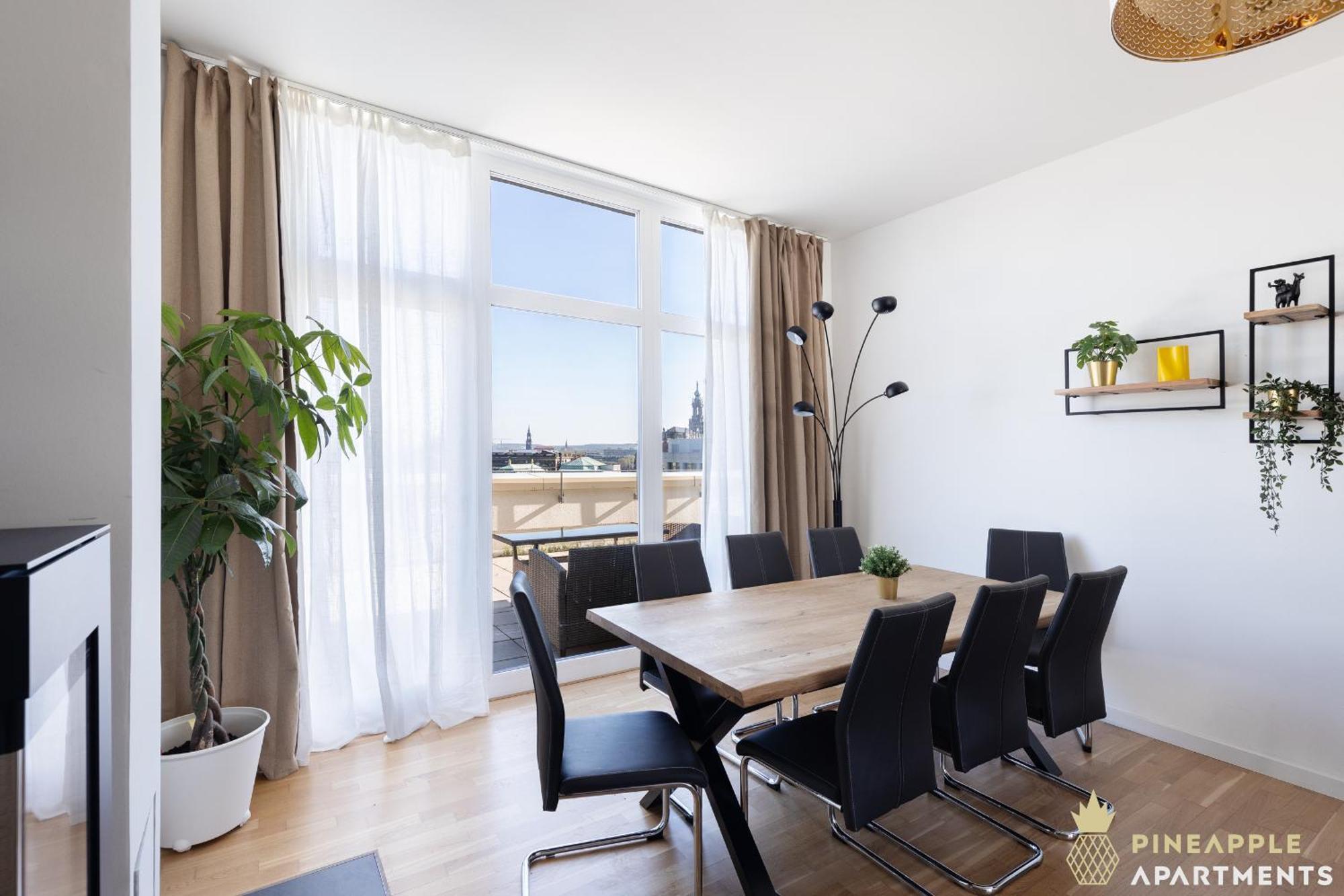 Pineapple Apartments Penthouse Am Zwinger - 162 Qm - 1X Free Parking Drezno Zewnętrze zdjęcie